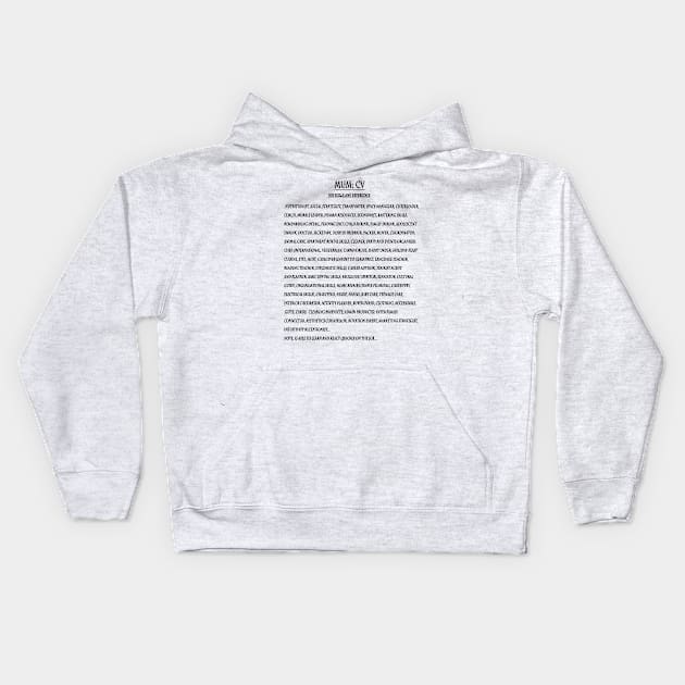 Mum:CV Kids Hoodie by shestherow